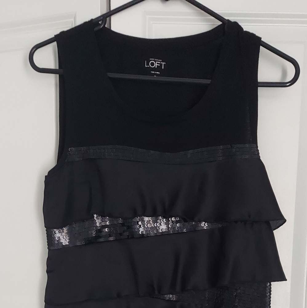 Black Ann Taylor Loft top